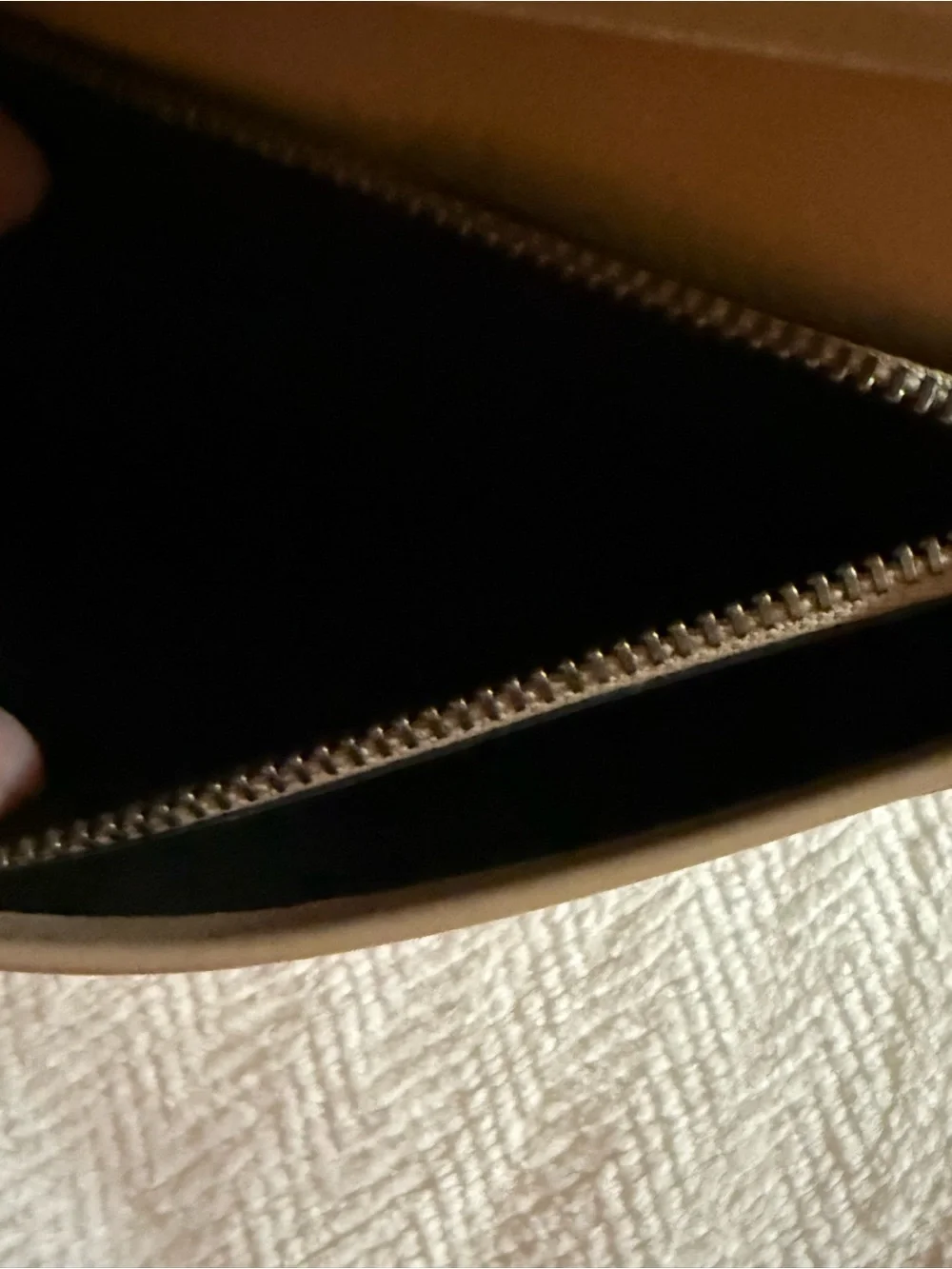 Bulgari Taupe Grained Leather Long Wallet for Men